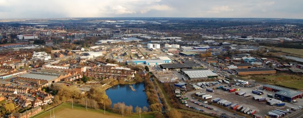 Aerial View of Northampton